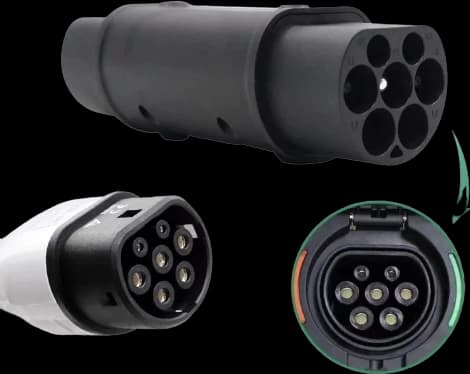 Connectors ELCAR Type 2 To GB/T AC